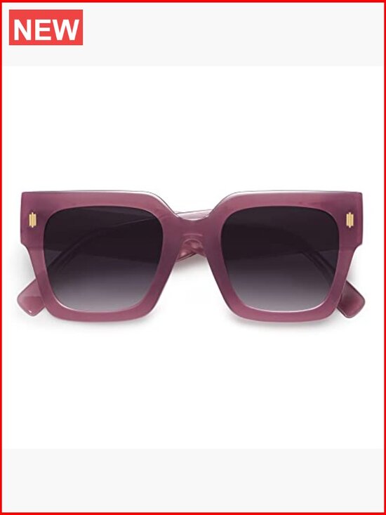 Vintage Oversized Square Sunglasses UV400 Protection main image 4